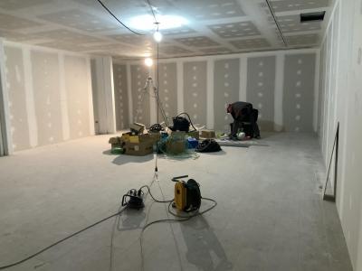 Treballs de rehabilitació de l'edifici