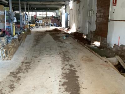 Treballs de rehabilitació de l'edifici