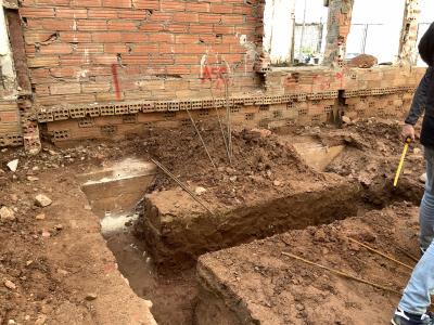 Treballs de rehabilitació de l'edifici